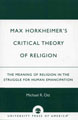 Critical theory on religion